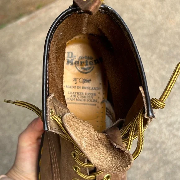 Vintage Dr Martens 1460 Boots 8 Eye Brown 6 UK 8 US Y2K - Picture 9 of 10